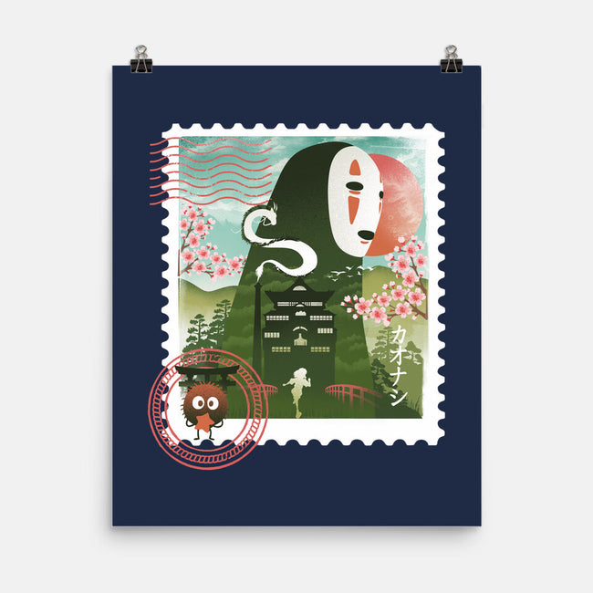 Spirit Mail Stamp-None-Matte-Poster-dandingeroz