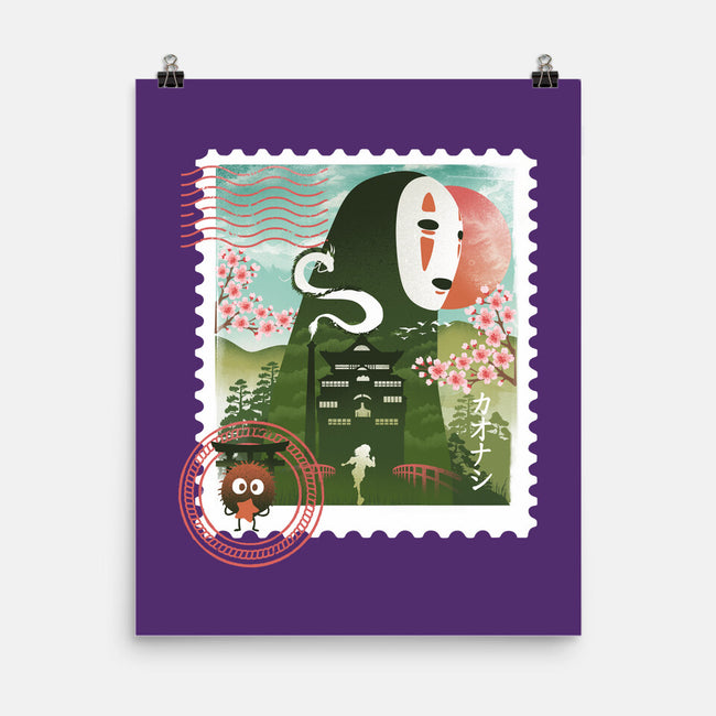 Spirit Mail Stamp-None-Matte-Poster-dandingeroz