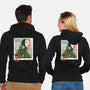 Spirit Mail Stamp-Unisex-Zip-Up-Sweatshirt-dandingeroz