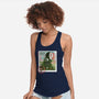 Spirit Mail Stamp-Womens-Racerback-Tank-dandingeroz