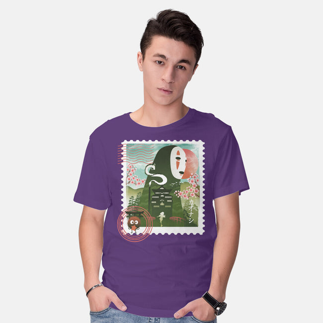 Spirit Mail Stamp-Mens-Basic-Tee-dandingeroz