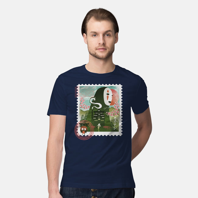 Spirit Mail Stamp-Mens-Premium-Tee-dandingeroz
