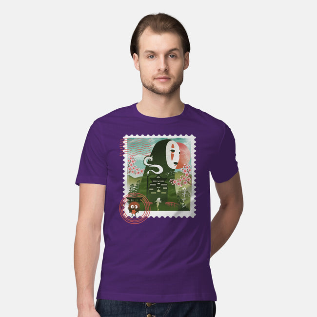 Spirit Mail Stamp-Mens-Premium-Tee-dandingeroz