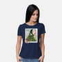 Spirit Mail Stamp-Womens-Basic-Tee-dandingeroz