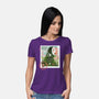 Spirit Mail Stamp-Womens-Basic-Tee-dandingeroz
