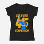 Demon Core-Womens-V-Neck-Tee-meca artwork