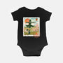Howl's Moving Mail Stamp-Baby-Basic-Onesie-dandingeroz