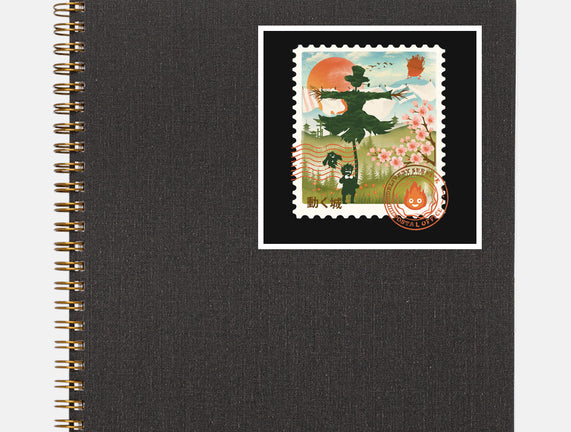 Howl's Moving Mail Stamp