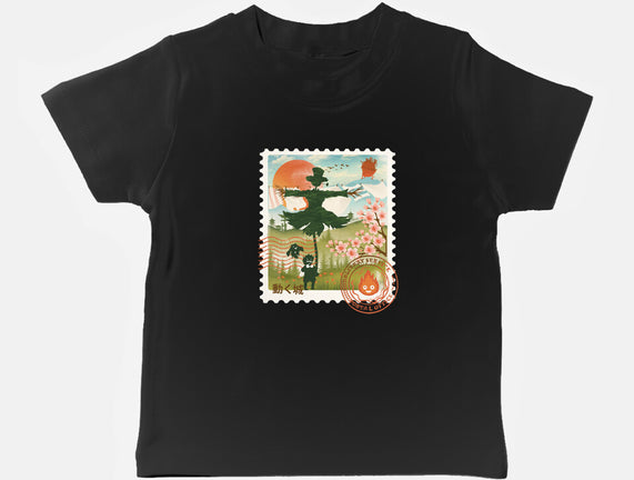 Howl's Moving Mail Stamp