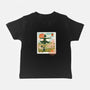 Howl's Moving Mail Stamp-Baby-Basic-Tee-dandingeroz
