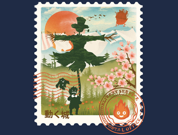 Howl's Moving Mail Stamp