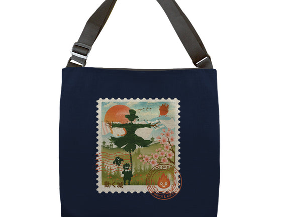 Howl's Moving Mail Stamp