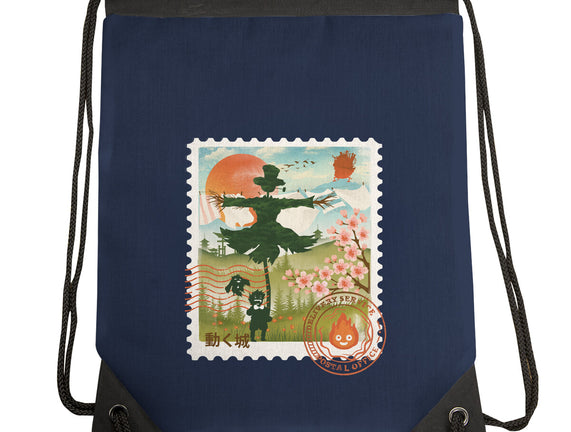 Howl's Moving Mail Stamp