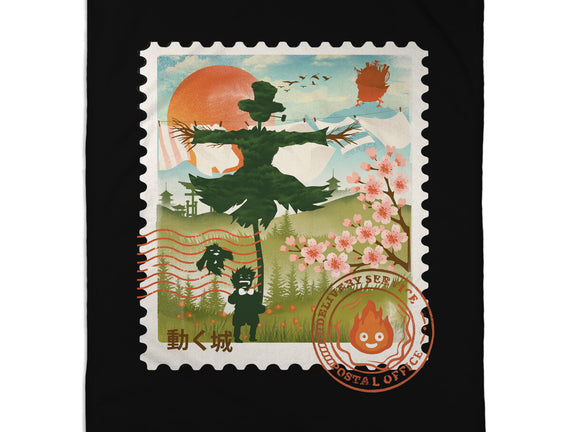 Howl's Moving Mail Stamp