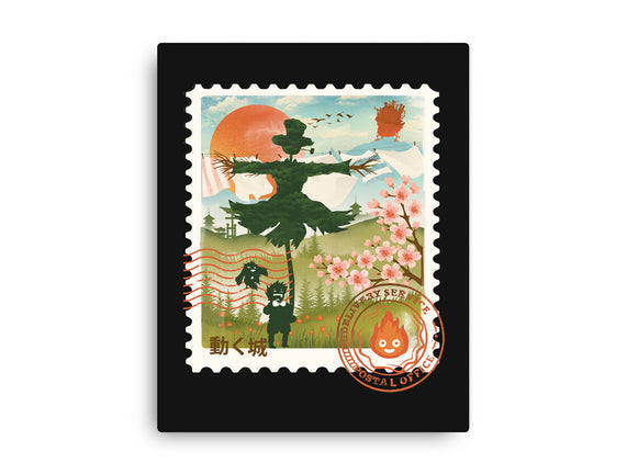 Howl's Moving Mail Stamp