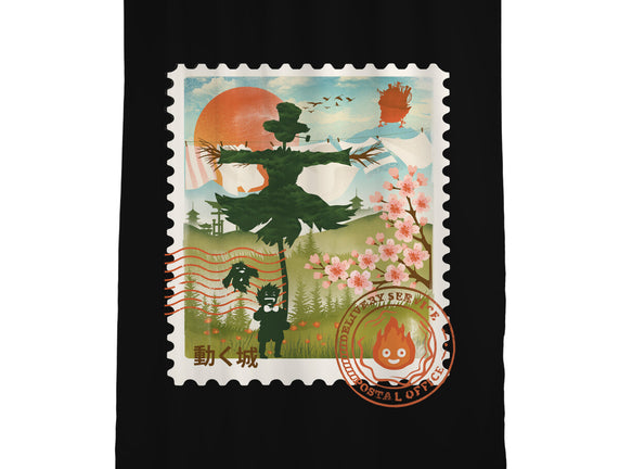 Howl's Moving Mail Stamp