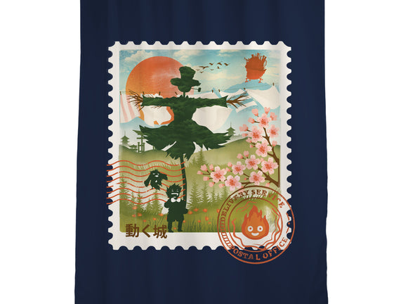 Howl's Moving Mail Stamp