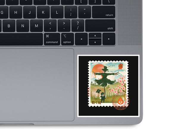 Howl's Moving Mail Stamp