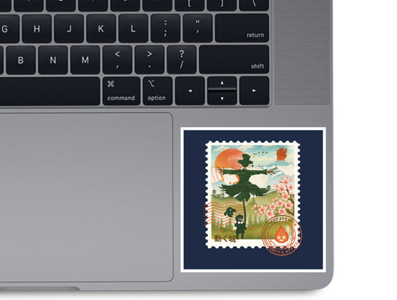 Howl's Moving Mail Stamp