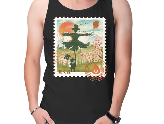 Howl's Moving Mail Stamp