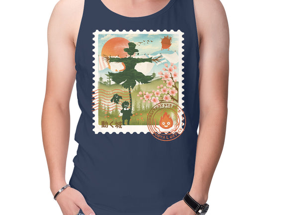 Howl's Moving Mail Stamp