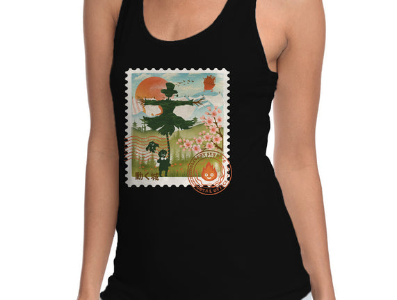 Howl's Moving Mail Stamp