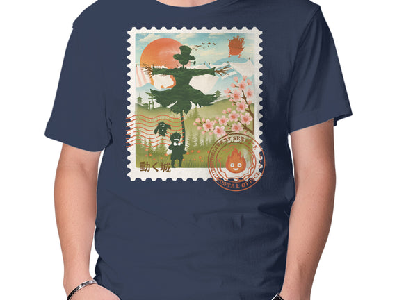 Howl's Moving Mail Stamp