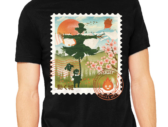 Howl's Moving Mail Stamp