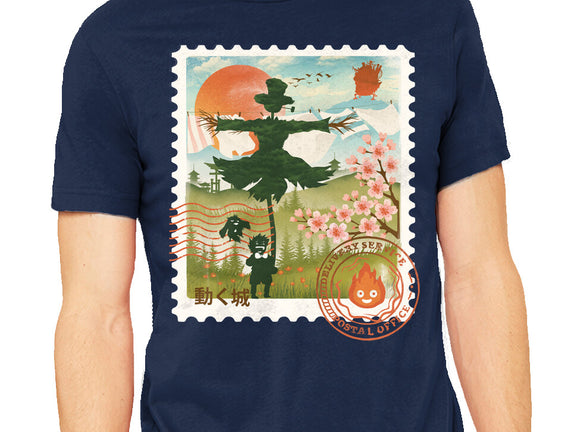 Howl's Moving Mail Stamp