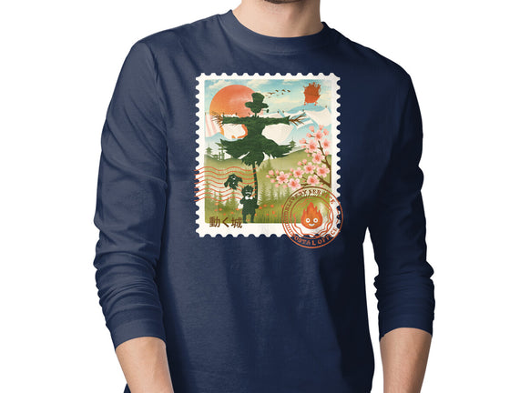 Howl's Moving Mail Stamp
