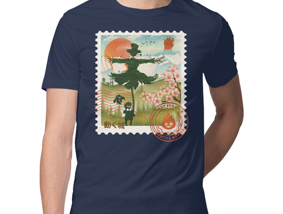 Howl's Moving Mail Stamp