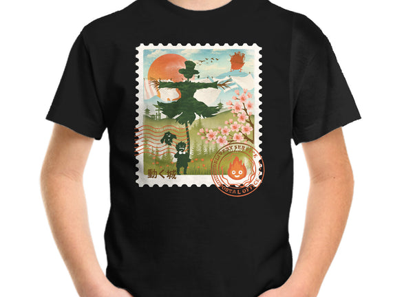 Howl's Moving Mail Stamp