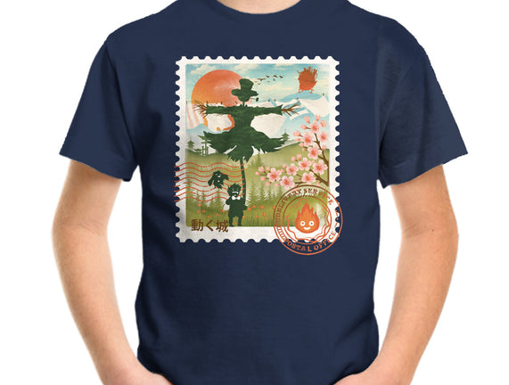 Howl's Moving Mail Stamp