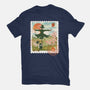Howl's Moving Mail Stamp-Mens-Heavyweight-Tee-dandingeroz