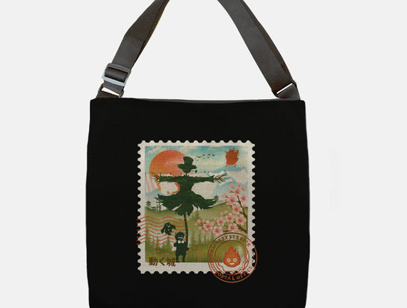 Howl's Moving Mail Stamp
