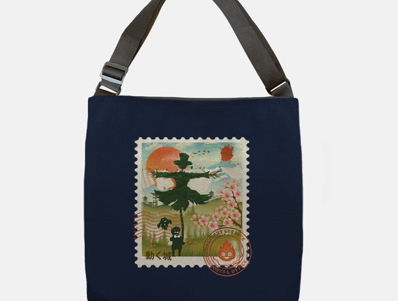 Howl's Moving Mail Stamp