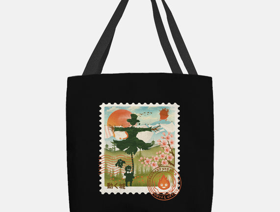 Howl's Moving Mail Stamp