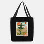 Howl's Moving Mail Stamp-None-Basic Tote-Bag-dandingeroz