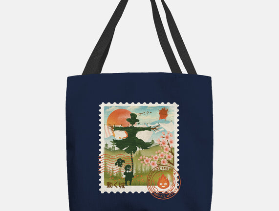 Howl's Moving Mail Stamp
