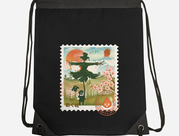 Howl's Moving Mail Stamp