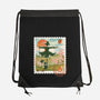 Howl's Moving Mail Stamp-None-Drawstring-Bag-dandingeroz