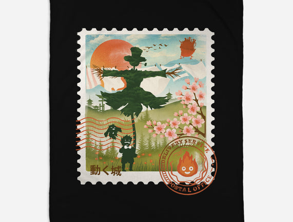 Howl's Moving Mail Stamp