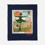 Howl's Moving Mail Stamp-None-Fleece-Blanket-dandingeroz