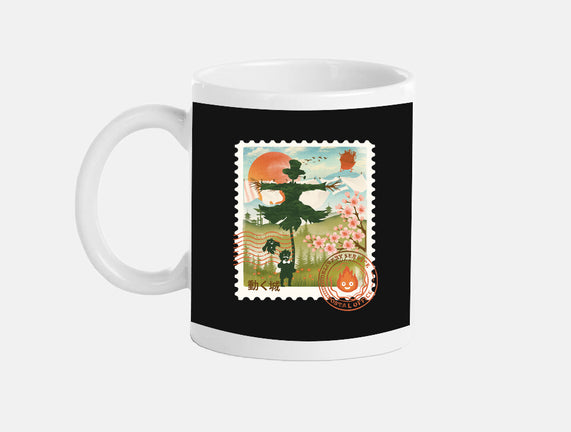 Howl's Moving Mail Stamp