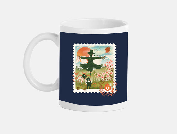 Howl's Moving Mail Stamp
