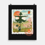 Howl's Moving Mail Stamp-None-Matte-Poster-dandingeroz