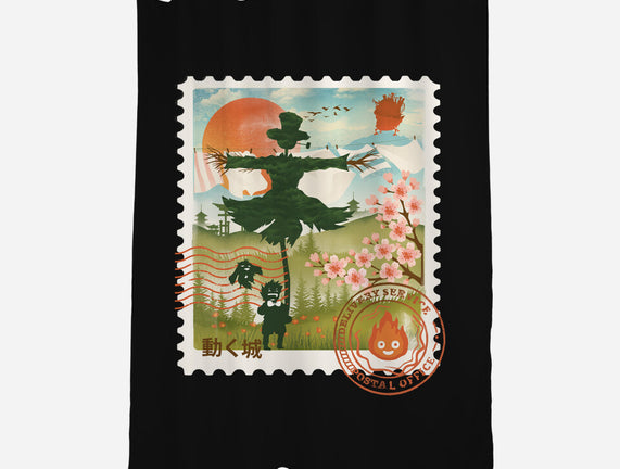Howl's Moving Mail Stamp
