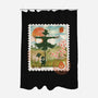 Howl's Moving Mail Stamp-None-Polyester-Shower Curtain-dandingeroz