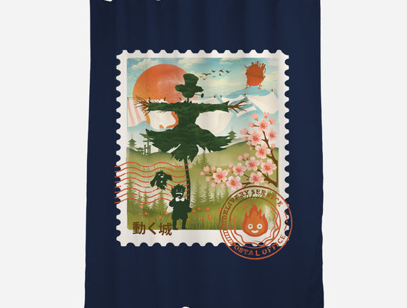 Howl's Moving Mail Stamp