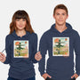 Howl's Moving Mail Stamp-Unisex-Pullover-Sweatshirt-dandingeroz